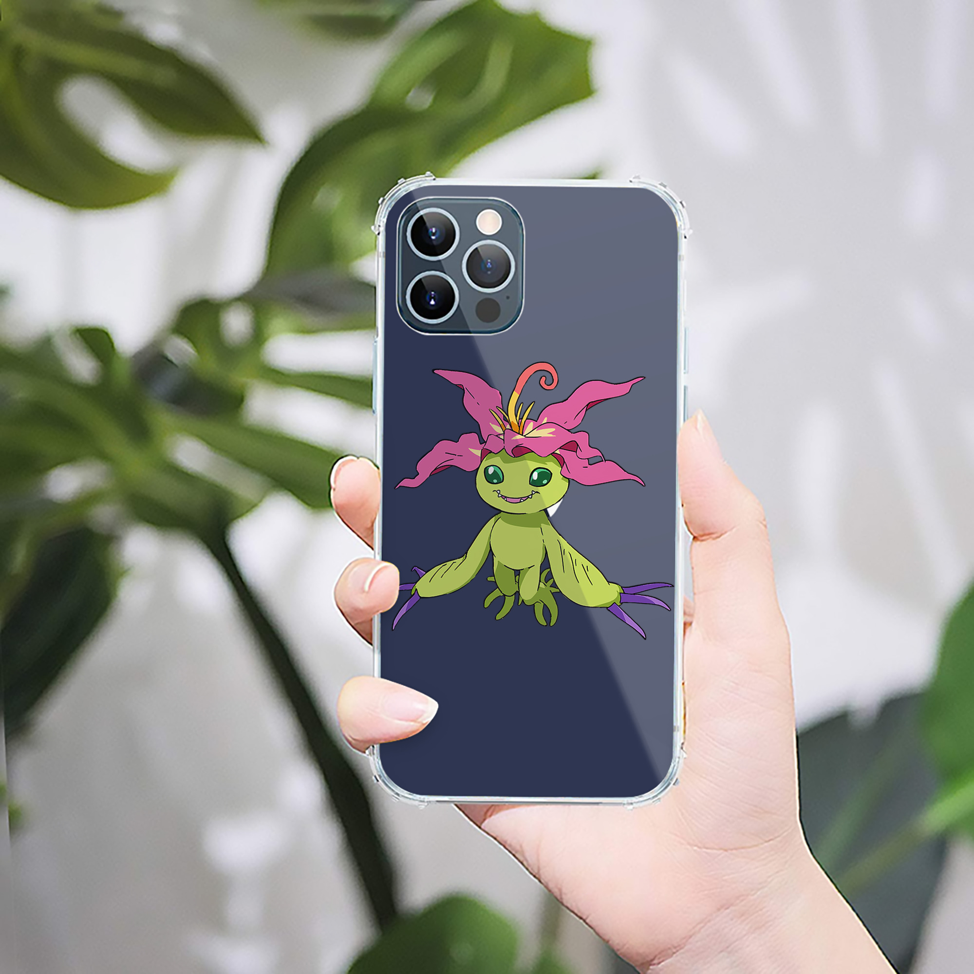 （画像用） Digimon デジタルモンスター/デジモン 【iPhone 12シリーズ対応】透明スマホケース（クリアソフトケース）